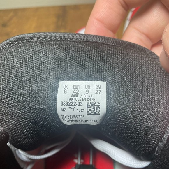 PUMA Rebound Speckle Men's Basketball Shoes Size 9 - Picture 7 of 10